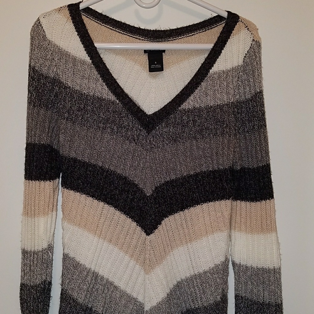 Striped sweater dress